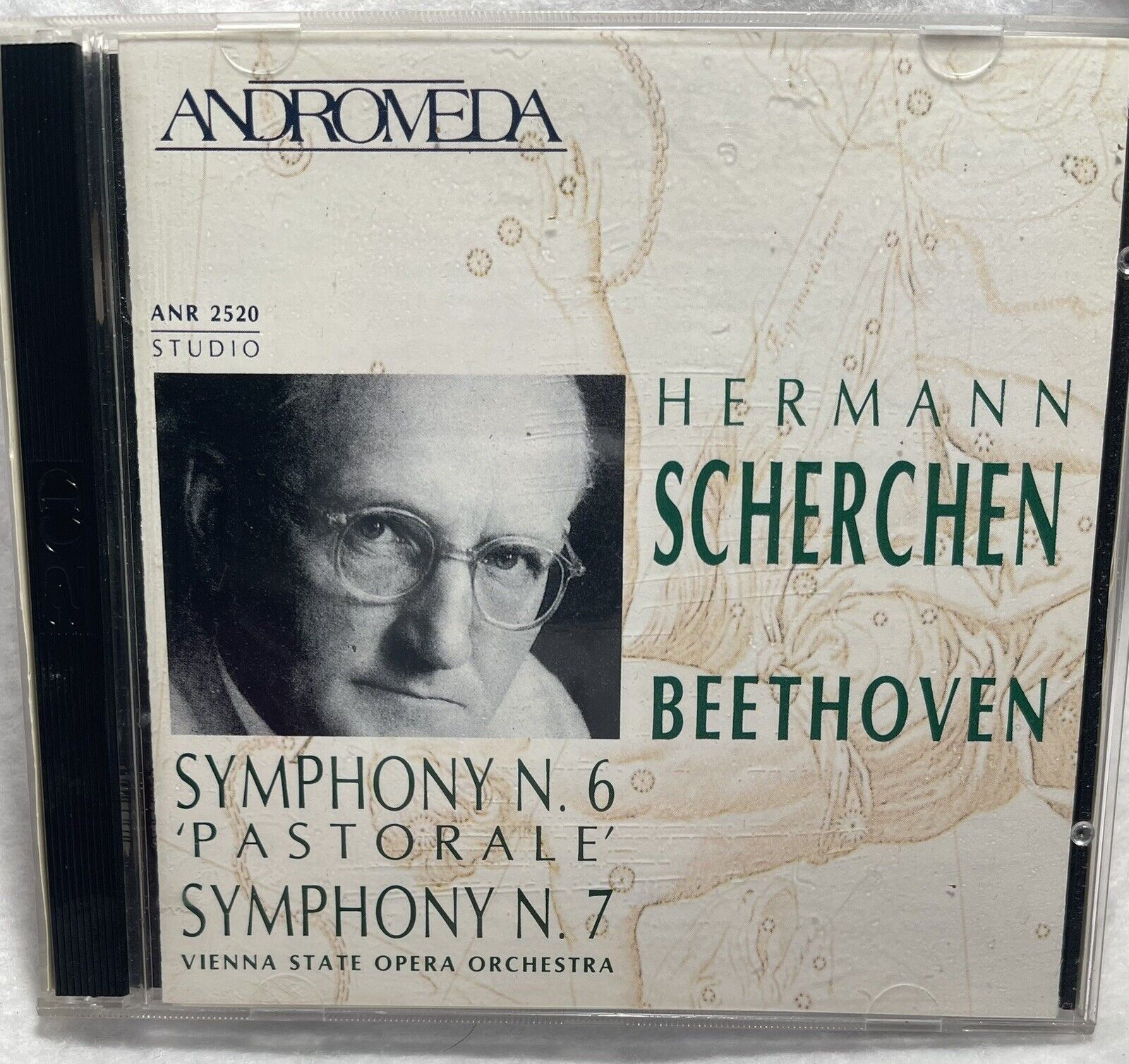 ANR 2520 Beethoven Hermann Scherchen Symphony N. 6 Pastorale Symbohony N. 7 CD