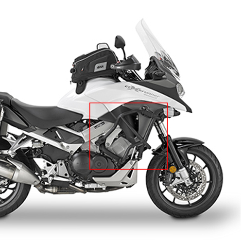 Benzina Honda Crossrunner 2013 Usata PARAMOTORE TUBOLARE [GIVI