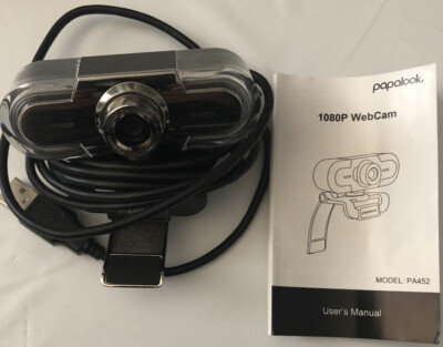 PAPALOOK PA452 Webcam 1080P, HD Web Camera - (New)
