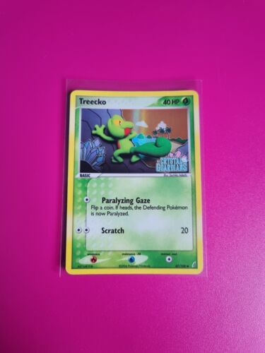 Pokemon Treecko Reverse EX Crystal Guardians 67/100 Excellent - Picture 1 of 3