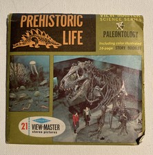View-Master PREHISTORIC LIFE - B676 - 3 Reel Set Booklet