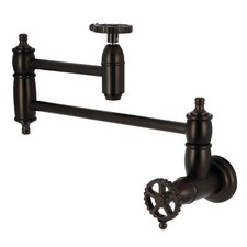KS3105CG Wall Mount Pot Filler, Oil Rubbed Bronze, Bronze