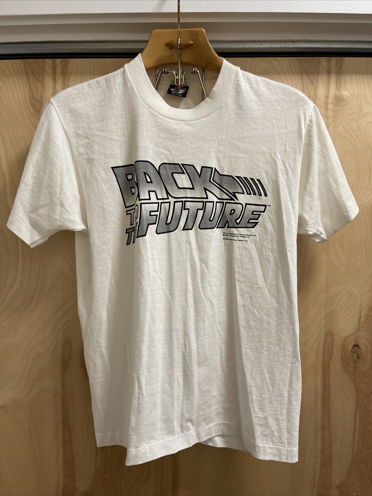 white back to the future t shirt
