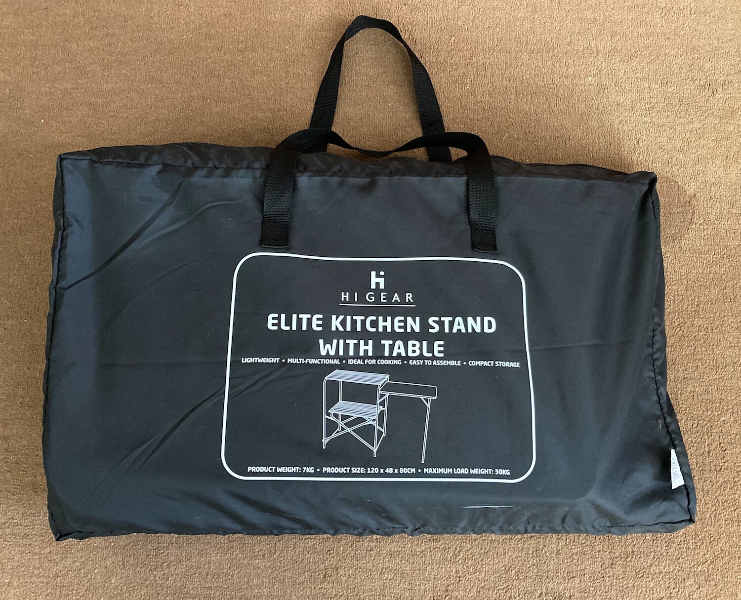 HI GEAR ELITE KITCHEN STAND WITH TABLE CAMPING GARDEN etc c/w Storage
