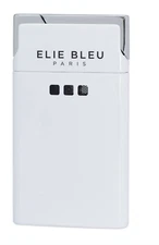 Elie Bleu J-11, White Lacquer Jet Flame Torch Lighter,  EBJ1111, New In Box