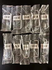 Lot Of 10 New Hardware Resources S271-4PC 4" Torino Wire Pulls - Polished Chrome