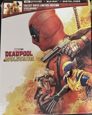 Deadpool & Wolverine STEELBOOK 4K UHD + Blu-ray + Digital (Deadpool Edition)