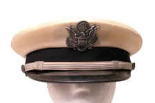 Lt Colonol USAF US Air Force Korea Era Mess Military Devoushire Dress Hat