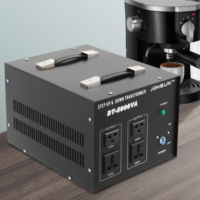 5000W Step-Up & Down Heavy Duty Voltage Converter Transformer Electrical Power