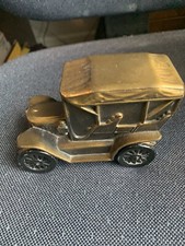 1910 Stanley, Banthric Inc.vintage metal coin bank classic car series made USA