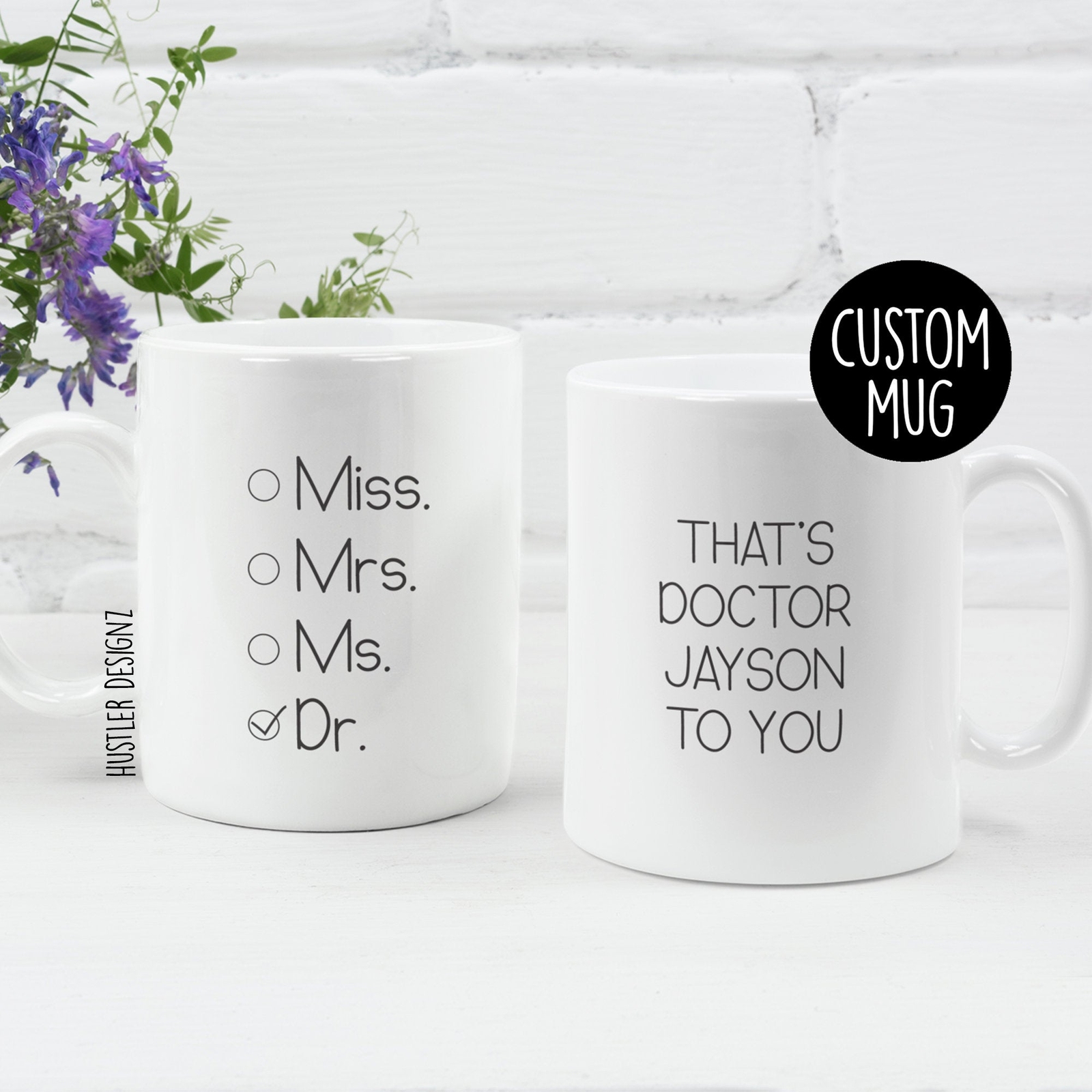Doctor Gift Personalized Mug Phd Graduation Mug Doctor Mug Doctorate Graduation
