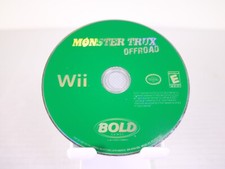 Monster Trux: Offroad (Nintendo Wii, 2008) Racing Truck video Game -Used CD Only