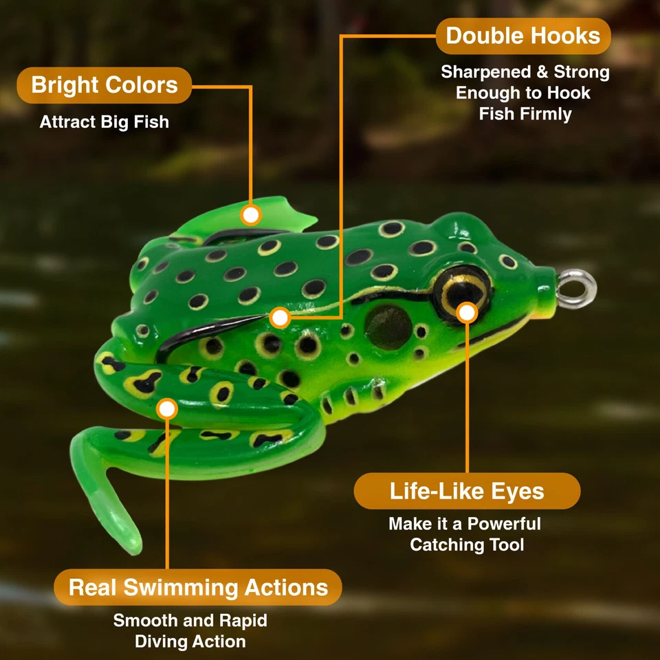 Patas de natación Reaction Tackle 2,25 ranas de cuerpo hueco (paquete de 2) Foto 4 de 4