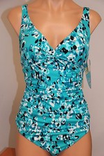 NWT Swim Solutions Swimsuit 1 one piece Size 20 TRQ