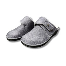 Pantofole da donna Duna ciabatte predisposte in feltro grigio taglia 41 comode