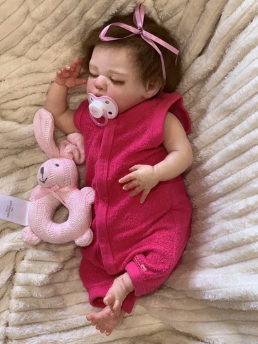 Reborn Baby GIRL Doll CHLOE was Sonnet By Michelle Fagan COMPLETED Send N Angel - Picture 5 of 24