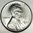 1943-S Lincoln Wheat Cent - UNC Steel Penny Cent - Actual Coin Pictured - 4626