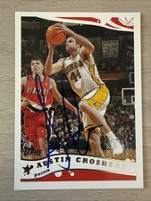 2005 Topps #137 Austin Croshere Signed Autographed Card Indiana Pacers