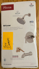 Pfister Briscoe Single Handle Tub Shower Faucet 1.75 GPM in Stainless Steel
