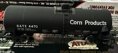 ATLAS 6235-5 CORN PRODUCTS 17,600 GALLON TANKER CAR # 4570 HO SCALE