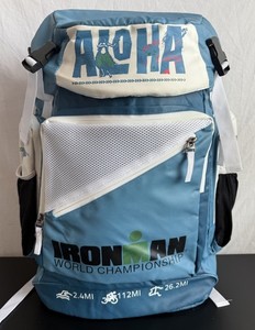 Iron Man World Championship Triathlon Aloha Hawaii Gear Bag Blue 2017