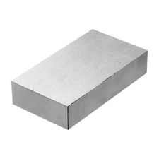 50x90x20mm Steel Bench Block, Steel Block Metal Bench Block No Holes, Rectangle