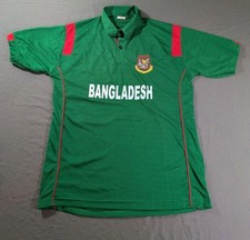 Vintage Bangladesh Cricket Jersey Mens XXL Green 2004