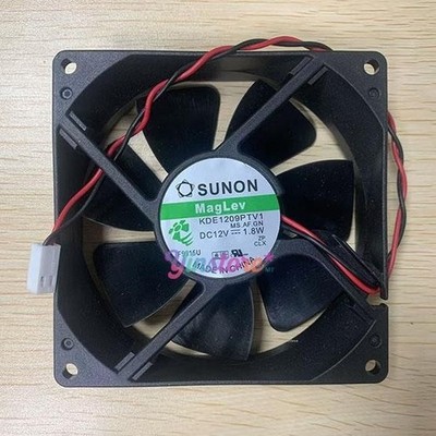 1 pc. New KDE1209PTV1 Chassis Cooling Fan 9025 DC12V 1.8W 9CM 2Pin *pz