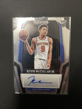 KEVIN MCCULLAR JR. 2024-25 PANINI PRIZM BLACK ROOKIE BASE RC AUTO Rs-kmj