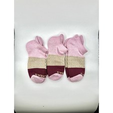 Bombas Women's Tri-Block Marl Ankle Socks Medium 3 pairs NWOT