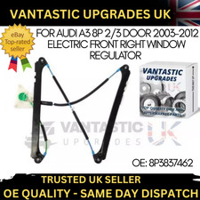 FRONT RIGHT DRIVER SIDE ELECTRIC WINDOW REGULATOR FOR AUDI A3 8P 2/3 DOORS