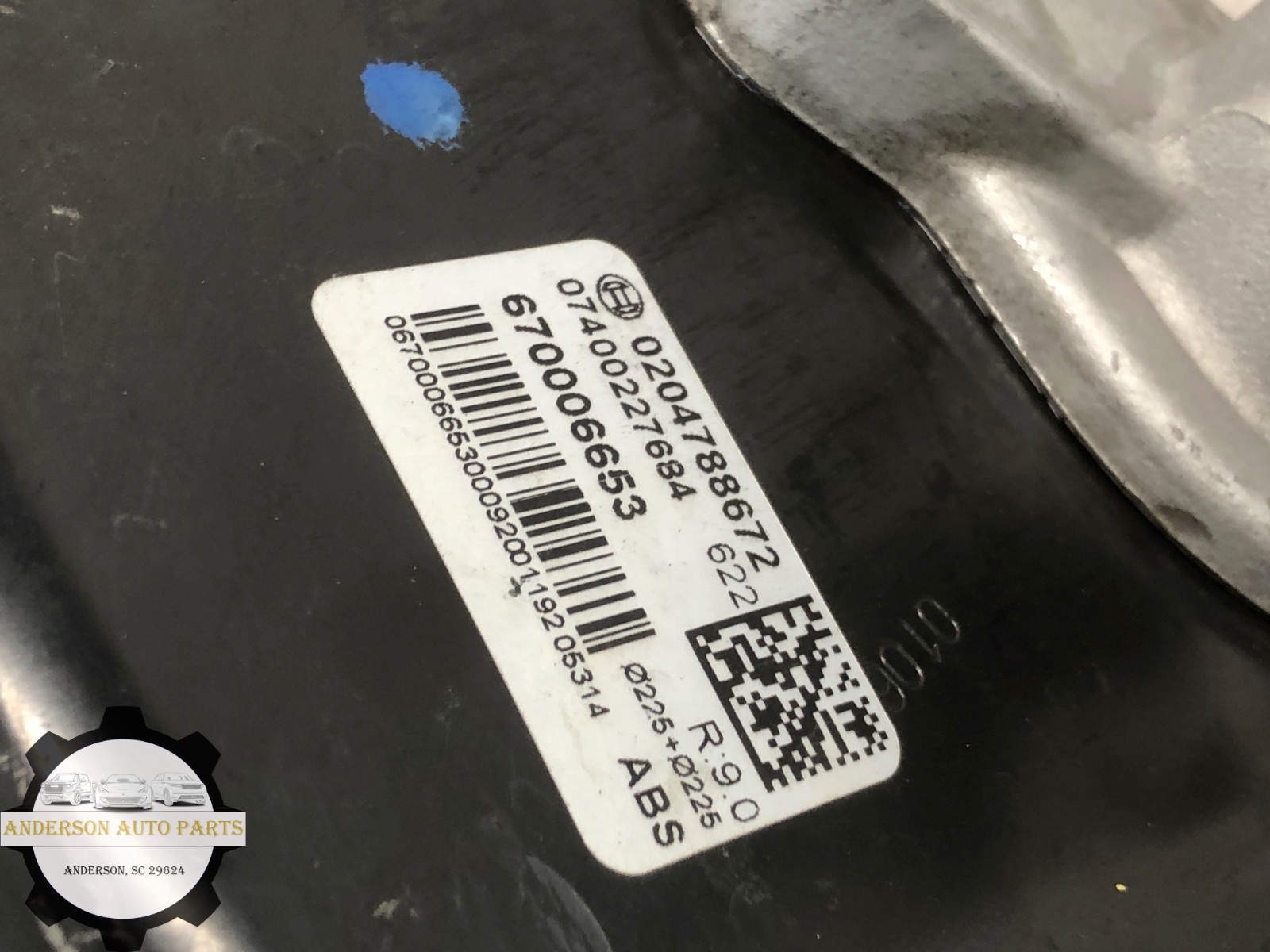 2014-2020 MASERATI QUATTROPORTE POWER BRAKE BOOSTER MASTER CYLINDER W/RESERVOIR