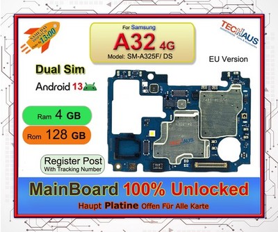 Original Hauptplatine Platine Samsung Galaxy A32 / A325F Mainboard unlocked EU