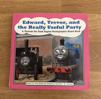 Edward Trevor and the Really Useful Party Thomas Tank Engine Board Book 1994 VTG