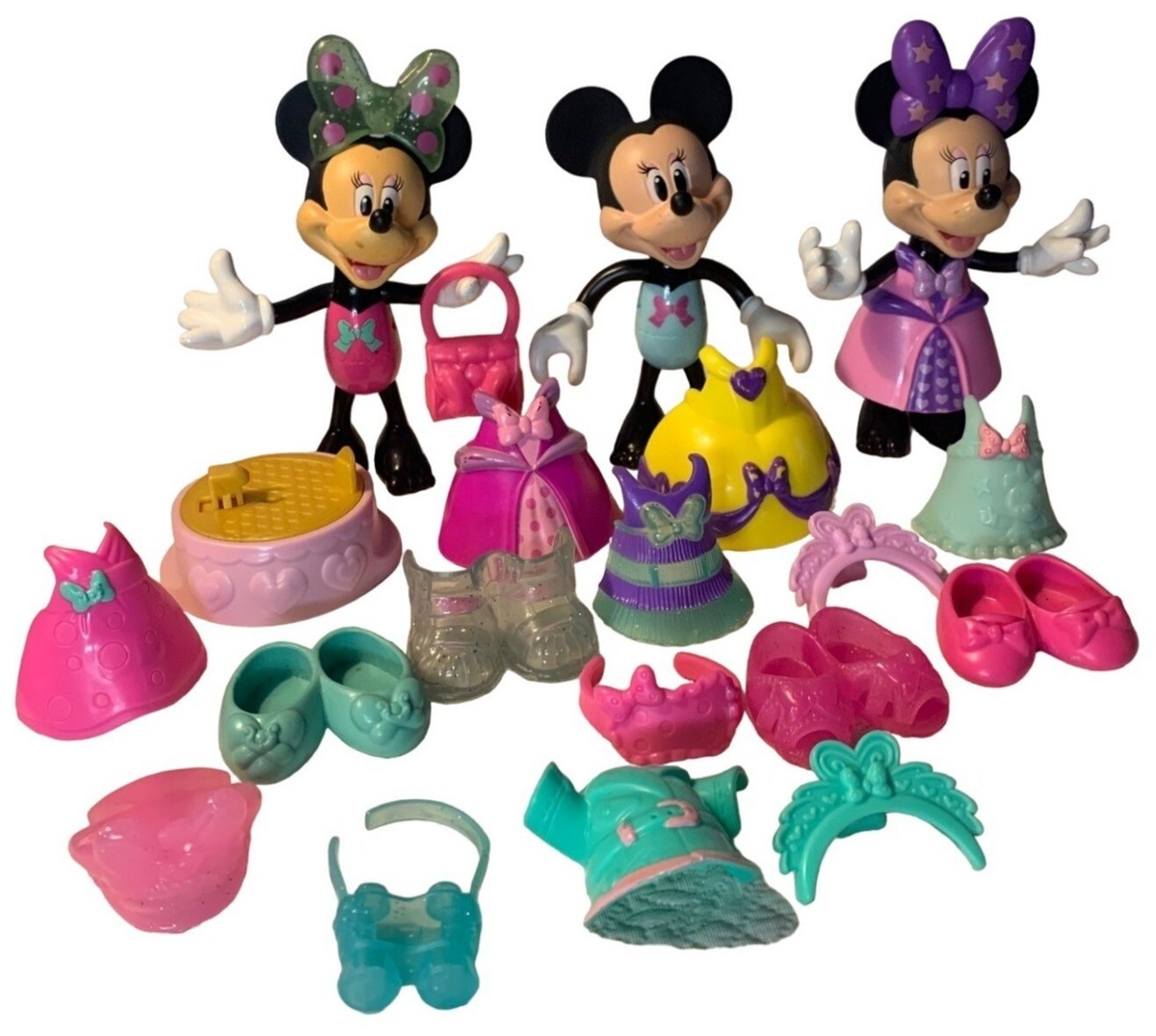 Disney Mattel Minnie Mouse & Daisy Bow-tique Snap N Pose Set | eBay