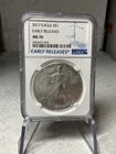 2017 American .999 Silver Eagle - NGC MS70 Early Release