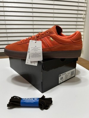 Adidas Lucas Puig Indoor Sneakers Size 10 Orange Gum GY6937 Skate Shoes NWT