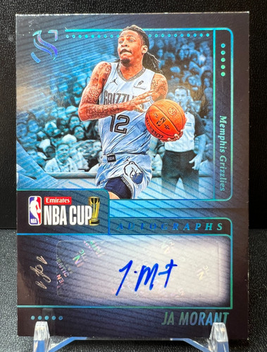 2024 Silhouette Ja Morant Holo Platinum NBA Cup Auto 1/1 - Grizzlies