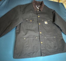 Vintage Carhartt Chore Coat Jacket XL 90s USA Made Blanket Lined Excellent Cond
