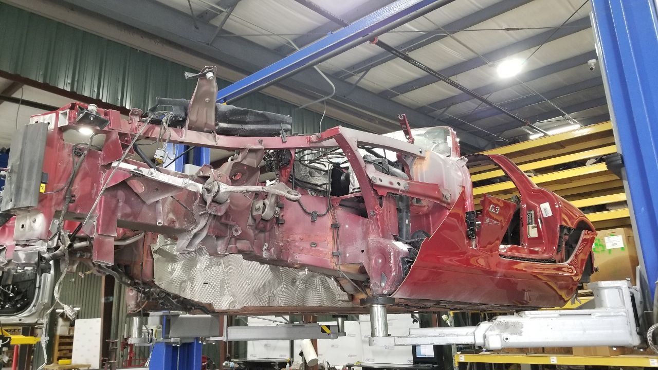 11 MERCEDES BENZ SLS AMG C197 COMPLETE BARE TUB SHELL