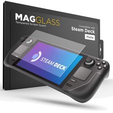 7-Inch Matte Tempered Glass Screen Protector for Steam Deck - Anti-Glare