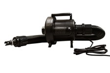 Zoom Portable Air Pump Blower Fan 120V With Air Hose Tube and Four Adapters