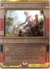 Through the Breach | Foil | Masterpiece Series: Amonkhet Invocations | 49 | MP