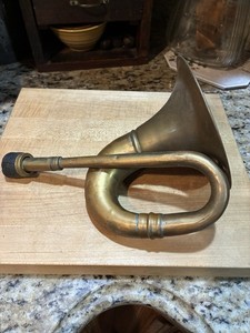 Vintage Brass Squeeze Bulb Auto Horn Most Of Squeeze Bulb Missing