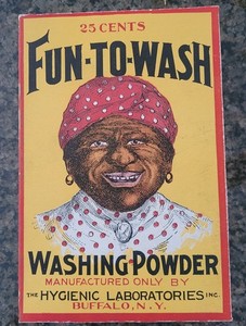 Vintage 1930's Fun To Wash Washing Powder "Empty" Box 