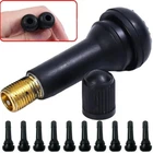 TR414 Tubeless Tire Valve Stems Rubber Car Wheel Valves with Dust Caps FREE SHIP
