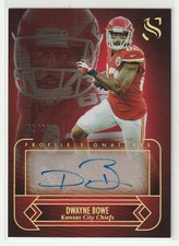 Panini Silhouette Profile Signatures Dwayne Bowe Chiefs Autograph PS-DBE /99