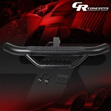 2" RECEIVER 36"WIDE X 4"OD TRAILER REAR BUMPER ROUND HITCH STEP BAR W/PIN & CLIP