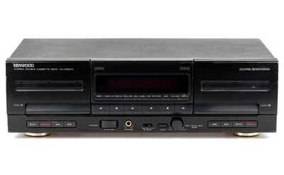 Kenwood KX-W6070 Doppel-Kassettendeck / Dolby B/C / gewartet, Garantie [2] - Bild 1 von 4