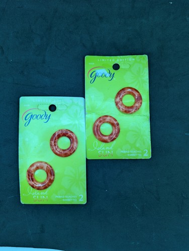 Set 2 Packungen Goody Barrettes 2010 Island Sun Pebbled Beach Limited Edition - Bild 1 von 10